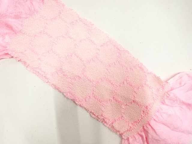 正絹　絞り　帯揚げ